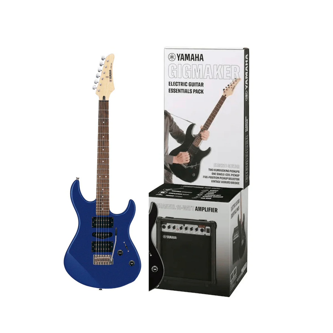 Yamaha ERG121GPIIMTU Guitarra Eléctrica con Amplificador para principiantes