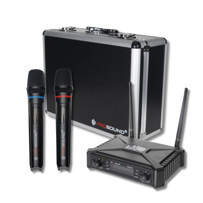 Prosound Pwm-22d Sistema Inalámbrico Doble De Microfono