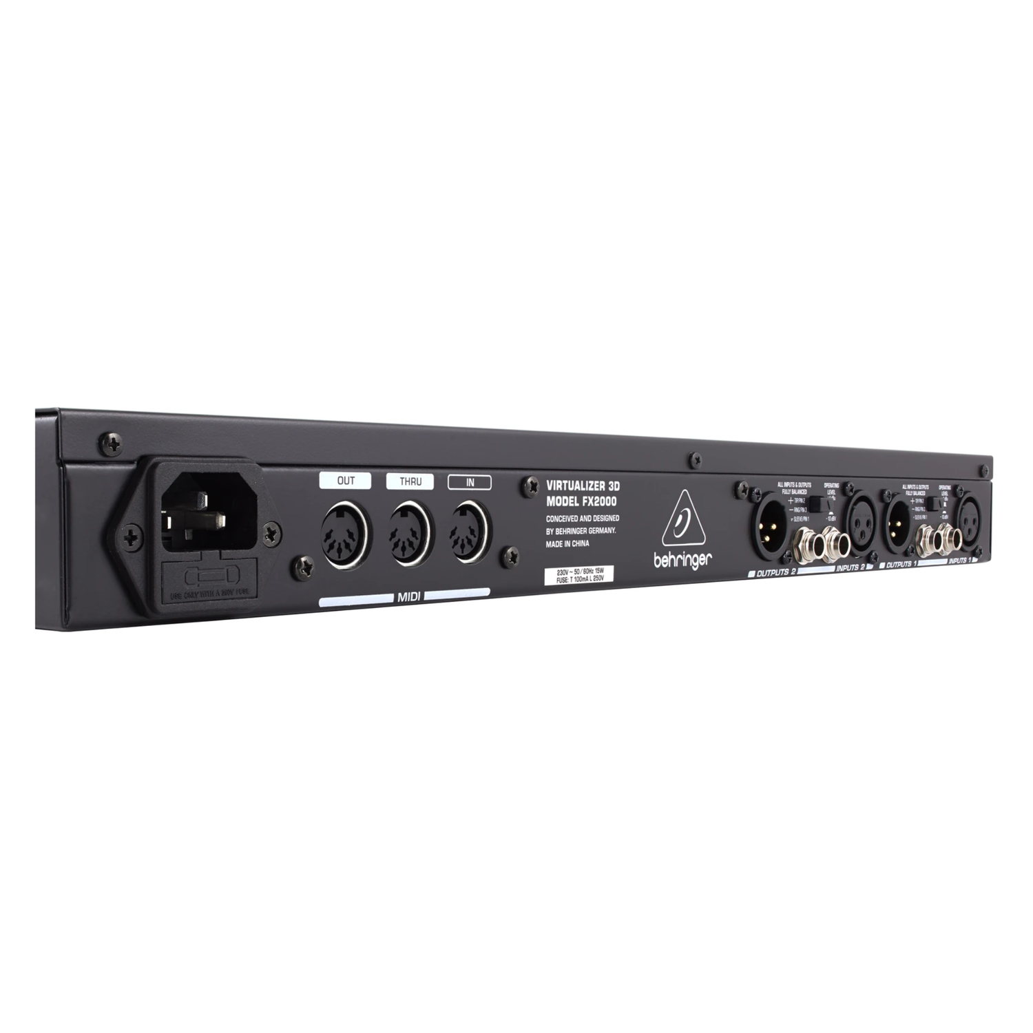 Behringer Procesador de efectos multimotor 3D Fx-2000