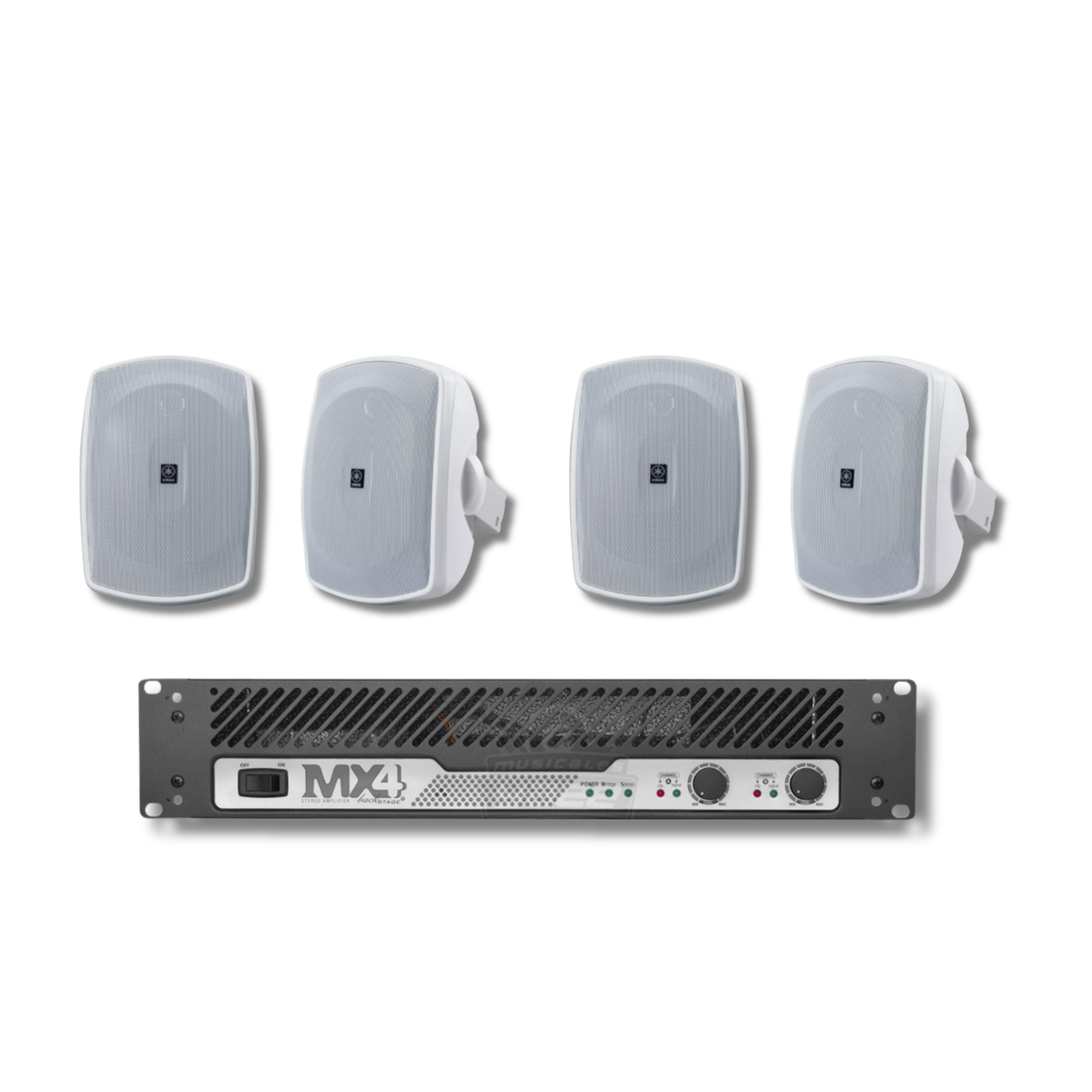 Paquete de instalación con 2 pares de Nsaw190w + Mx4 Backstage