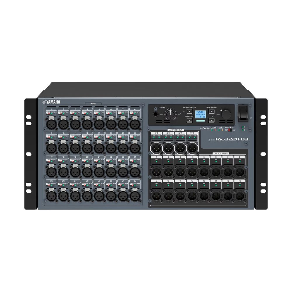 Yamaha RIO3224-D3 Rack de Expansion 32 In 24 Out Serie CL-QL