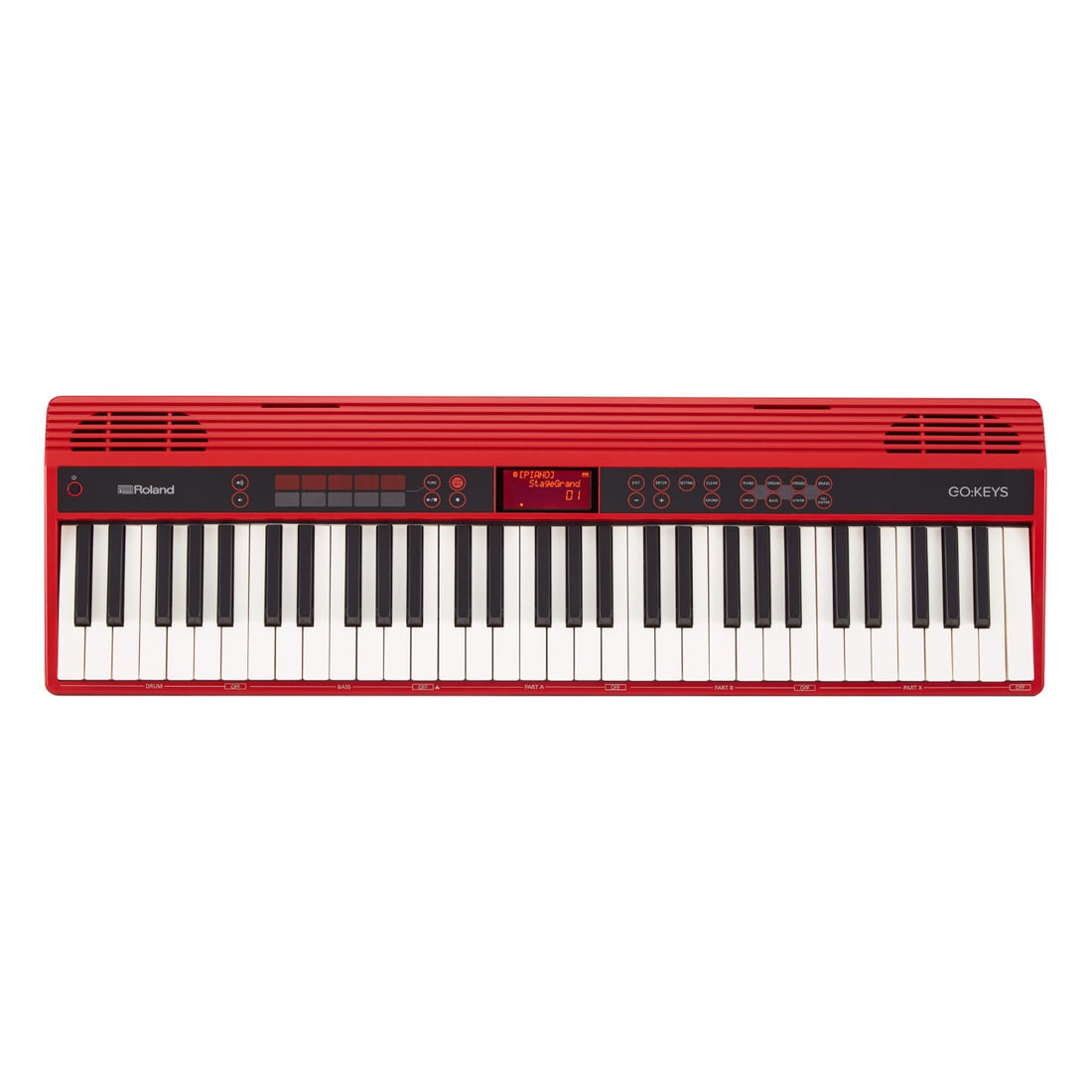 Roland Teclado digital Go:keys Go-61k con 61 Teclas en color Rojo