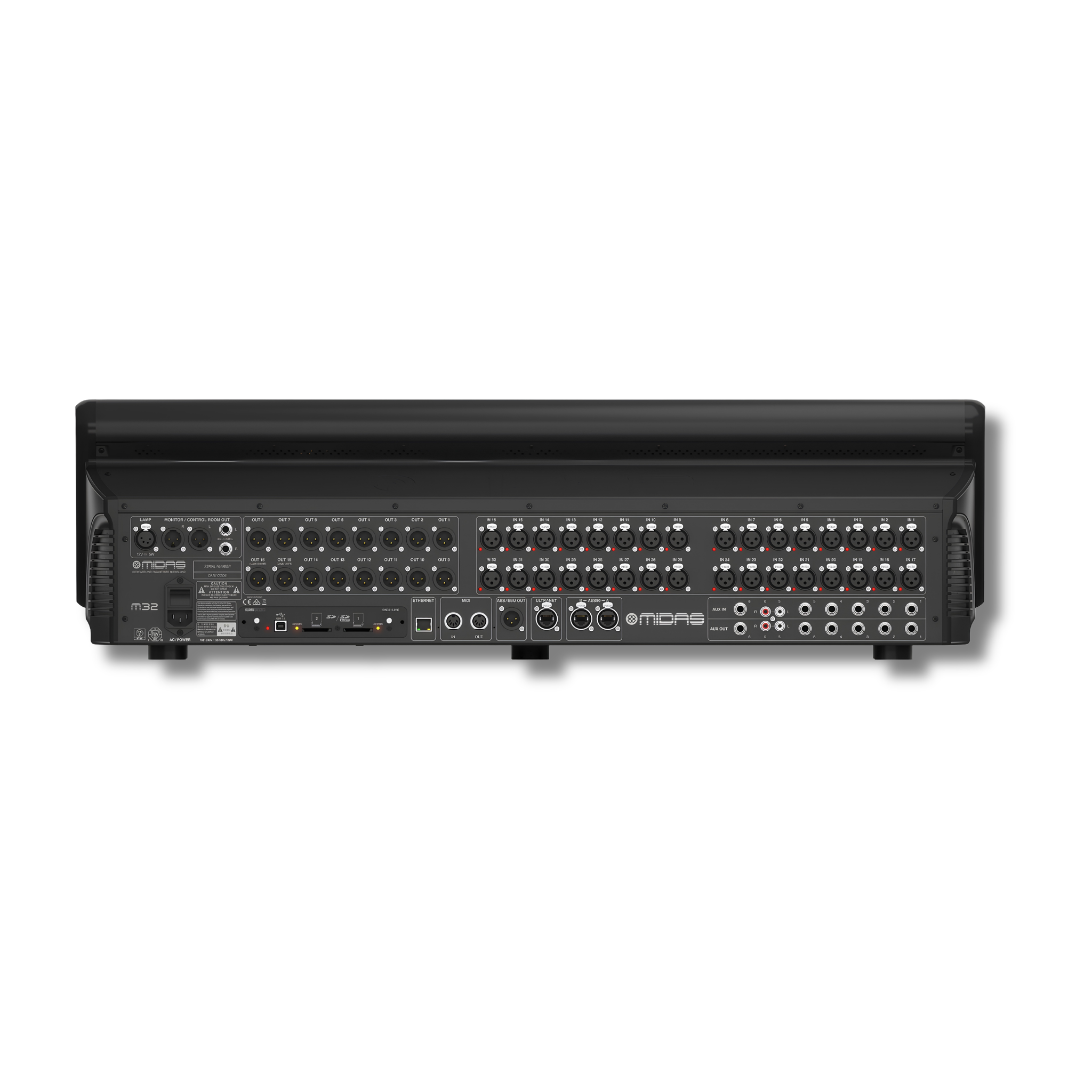 Mezcladora Digital Midas M32LIVE Para Live 40 Canales más medusa DL32