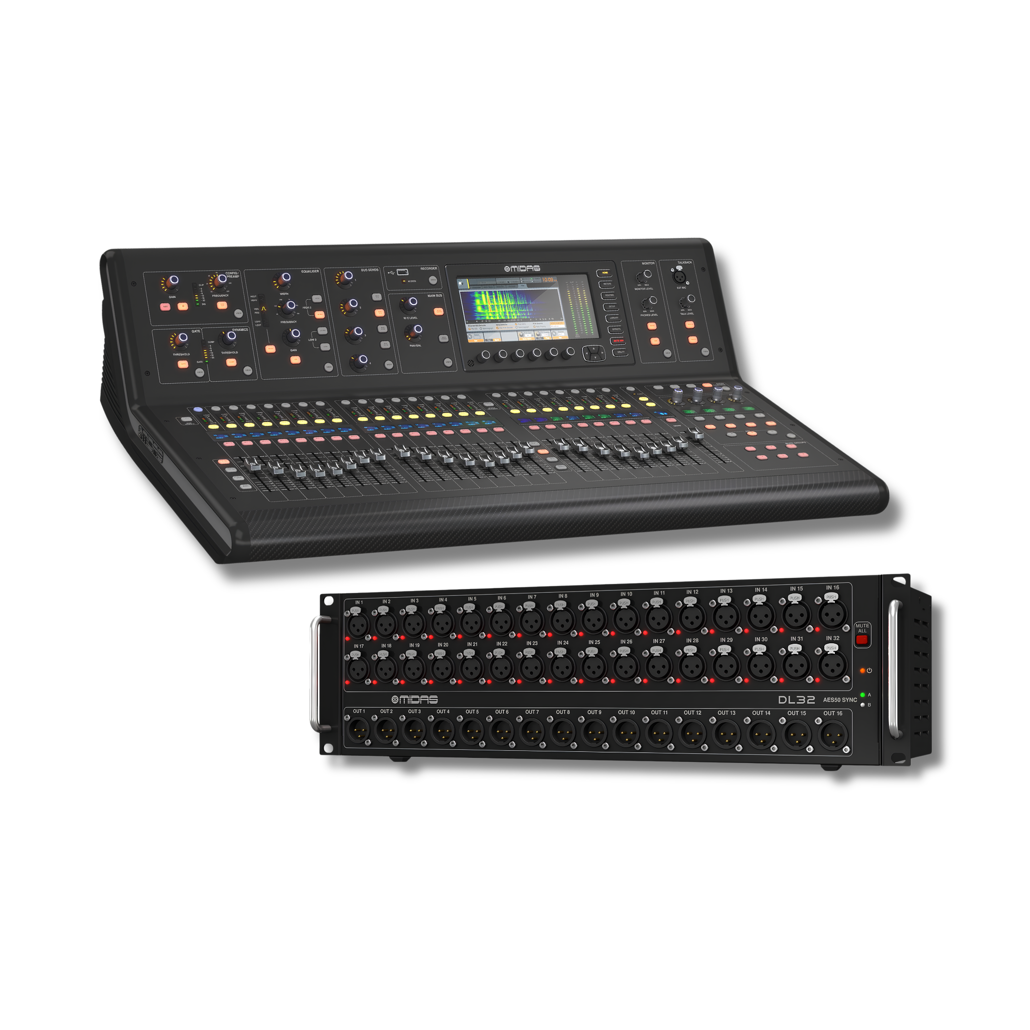 Mezcladora Digital Midas M32LIVE Para Live 40 Canales más medusa DL32