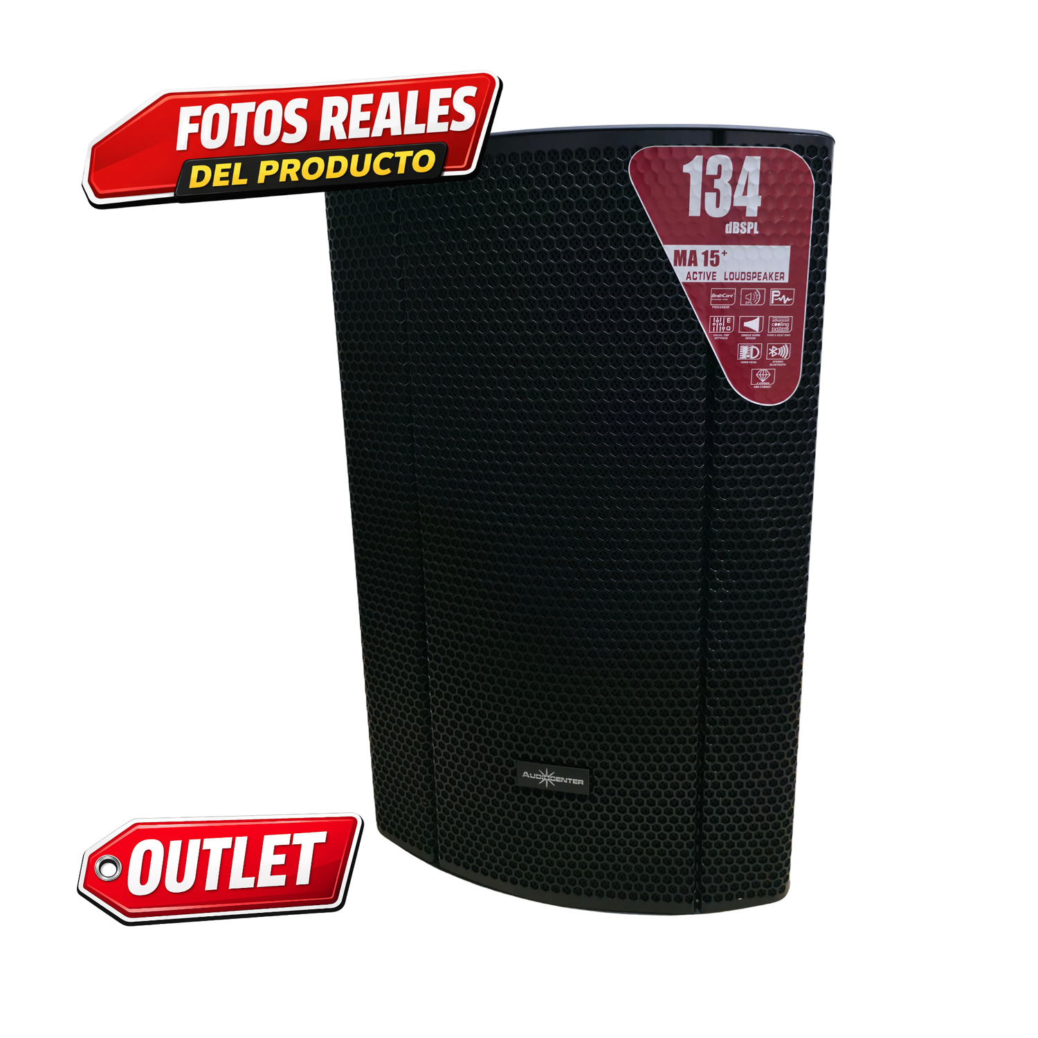 MA15+ Altavoz portátil activo controlado por DSP, Outlet oferta especial