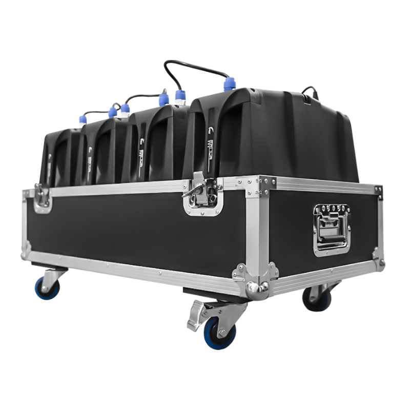 Set de 4 bafles ampliados Mattur 206 350W RMS cu (Por Pedido)