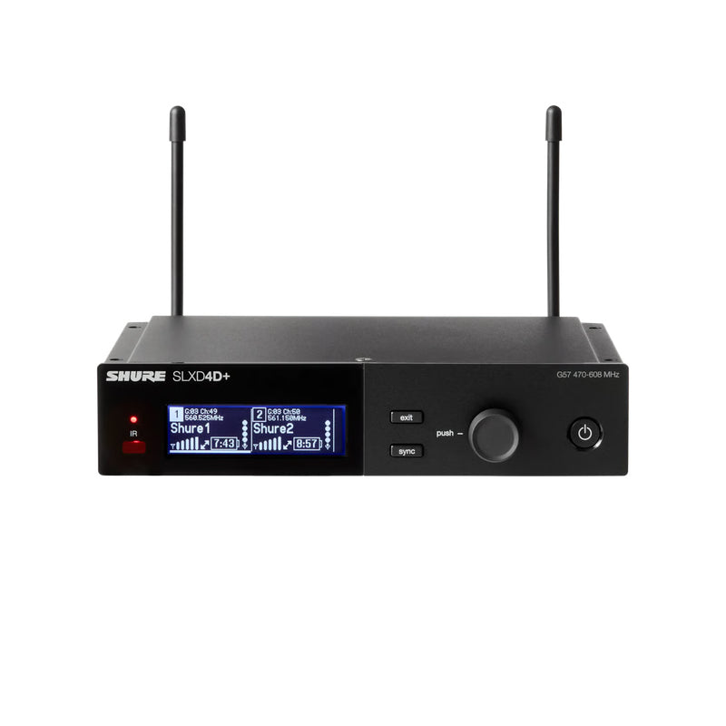 Sistema inalámbrico dual con 2 transmisores de mano SLXD2+/B58