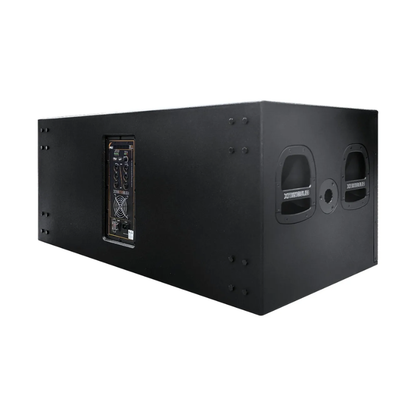 Melo Xm218sub Subwoofer Activo Doble 18 1200w Rms 133db Max Negro (Por Pedido)