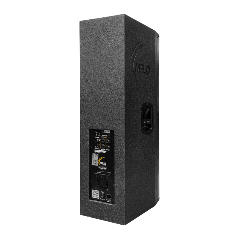 Bafle Activo Melo Match215 1300w Rms 2x15 Bluetooth Negro (Por Pedido)