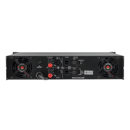 Amplificador Cleversound Xl 11000 A 4600w Por Canal A 2 Ohm Negro 2000 W