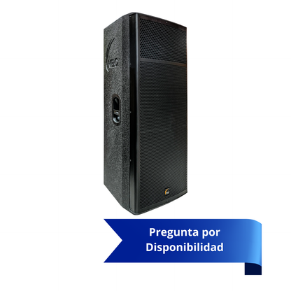Bafle Activo Melo Match215 1300w Rms 2x15 Bluetooth Negro (Por Pedido)