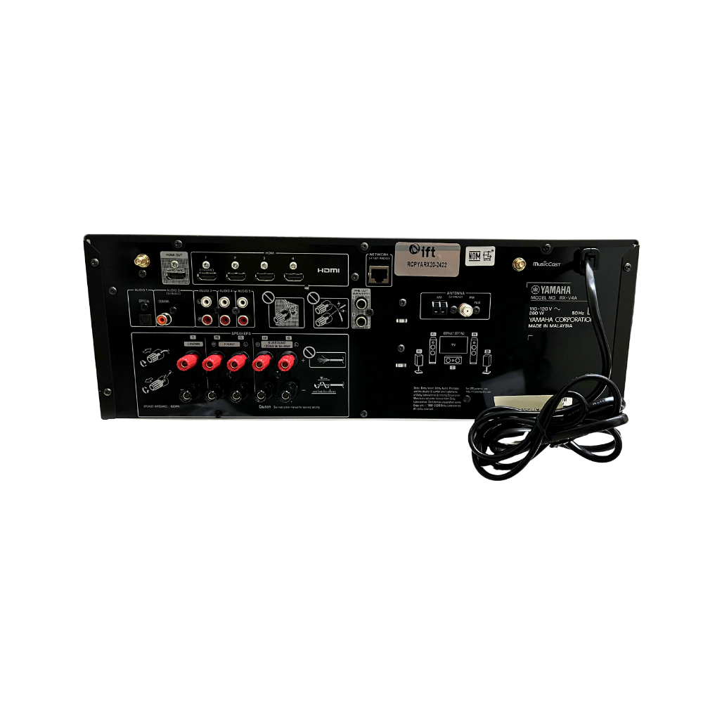 Yamaha RX-V4A ¡Sonido envolvente y conectividad total! – Oferta Especial Outlet