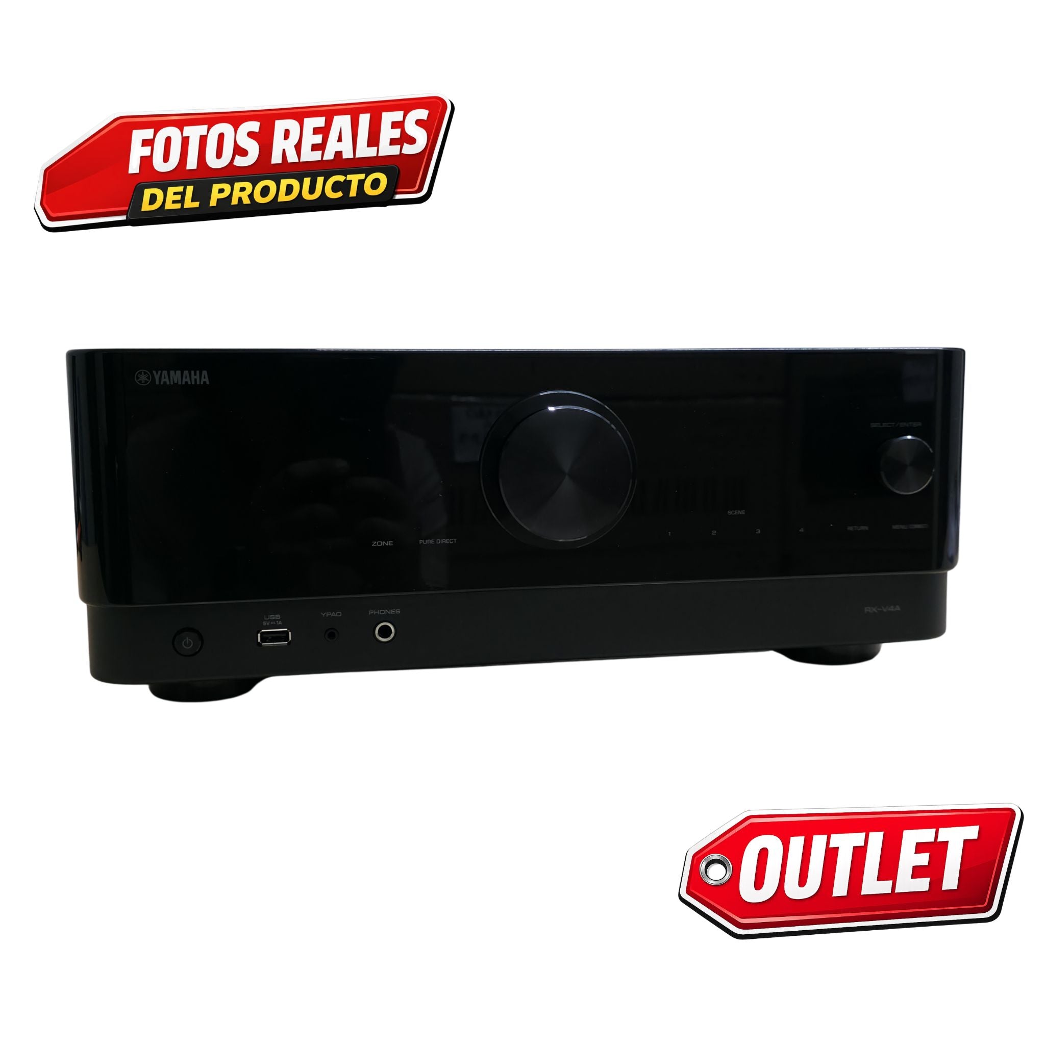 Yamaha RXV4A ¡Sonido envolvente y conectividad total! – Oferta Especial Outlet