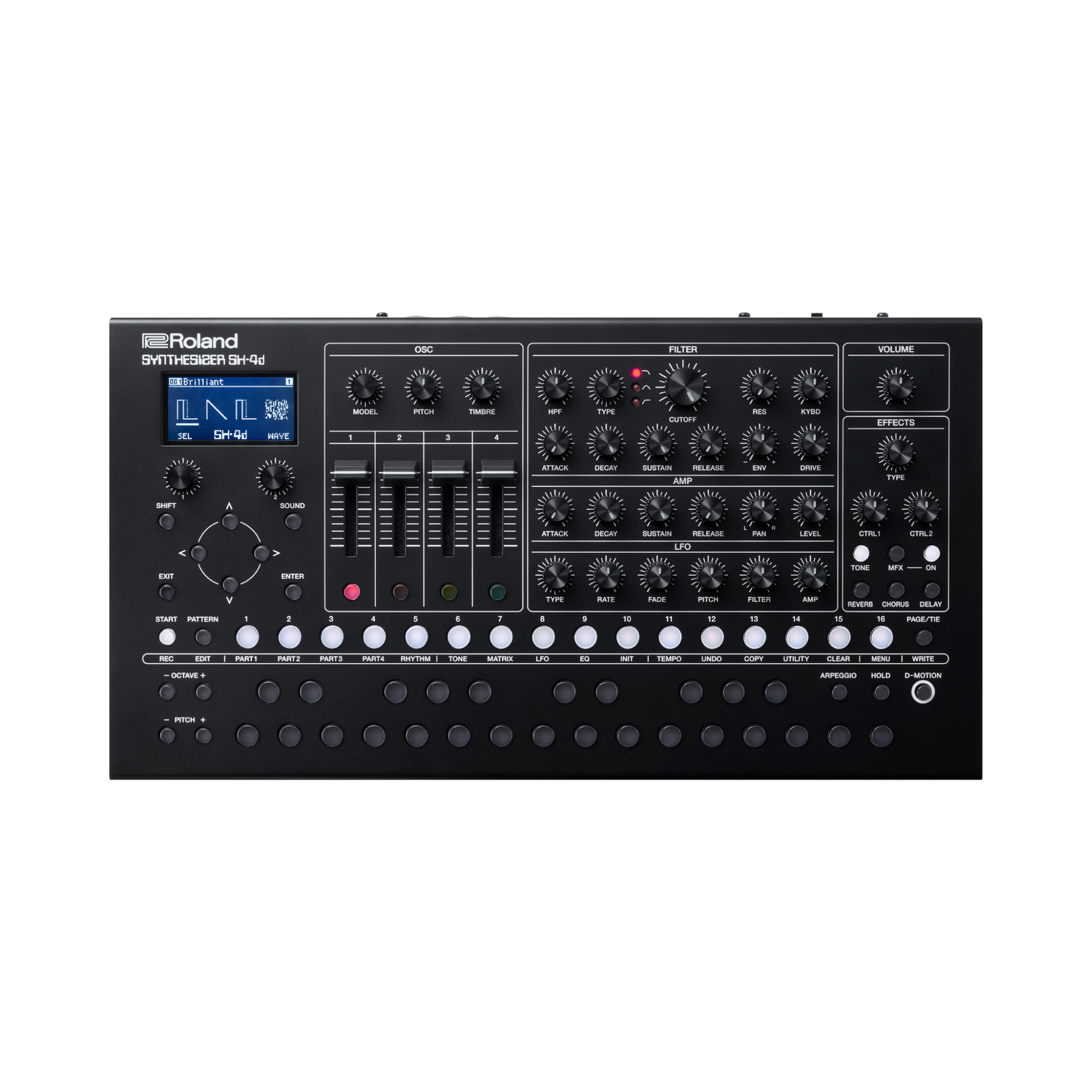 Roland Sh-4d Sintetizador Compacto De Sobremesa (Por Pedido)