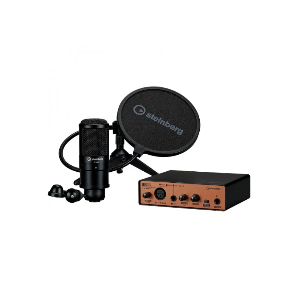 Steinberg Ur12 Pack Interfaz Audio 2 Canales Micrófono Antip