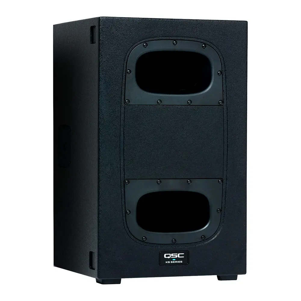 QSC K112 SUBWOOFER NEGRO AUTO AMPLIFICADO COMPACTO DE 12