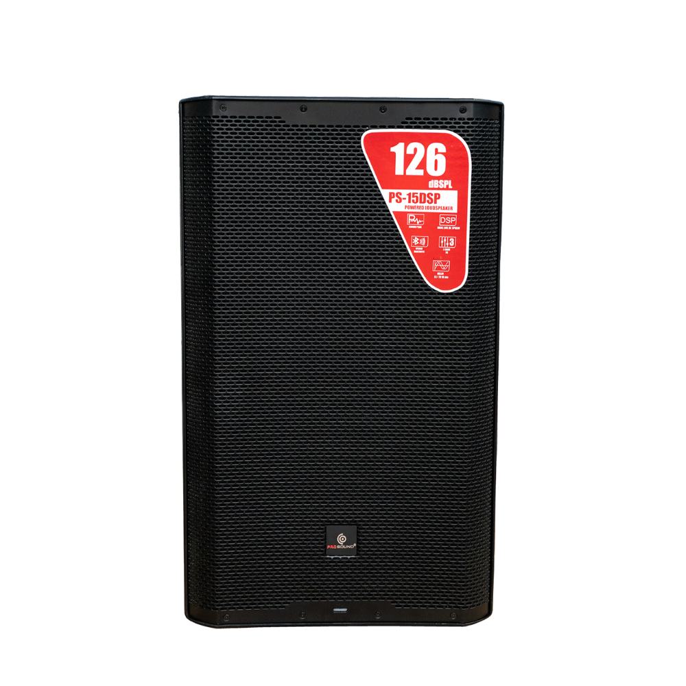 Bafle Amplificado De 15, 500 Watts Rms Prosound Ps-15dsp Color Negro