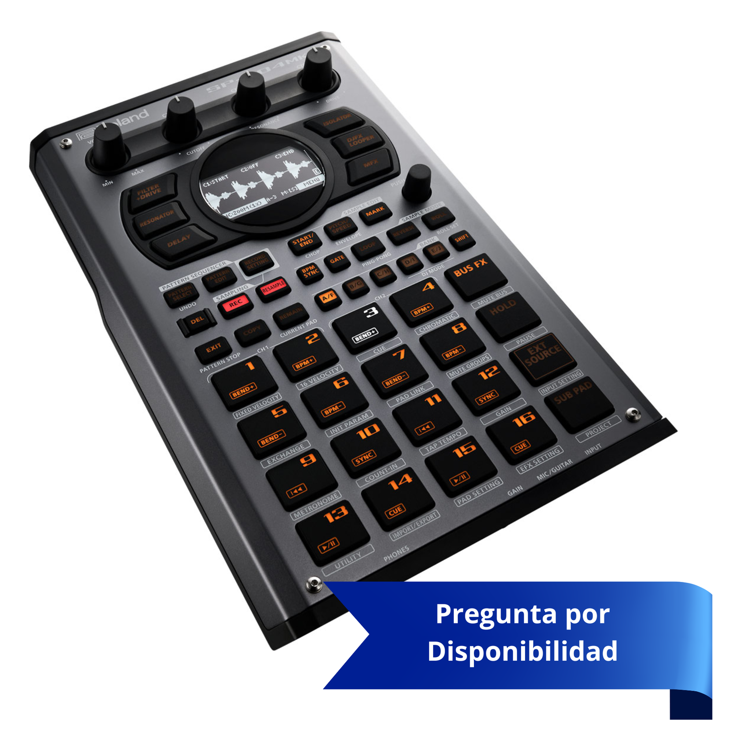 Roland SP-404MKII Samplear con 32 polifonía de voz y 160 muestras (Por Pedido)