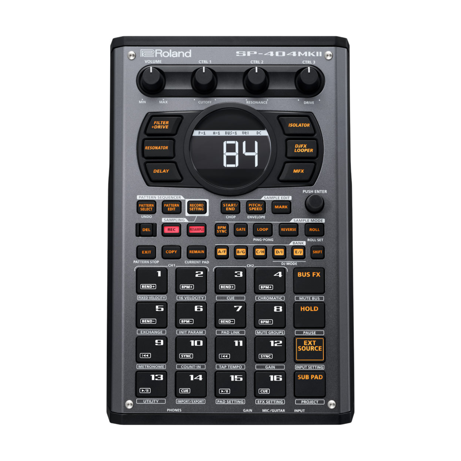 Roland SP-404MKII Samplear con 32 polifonía de voz y 160 muestras (Por Pedido)
