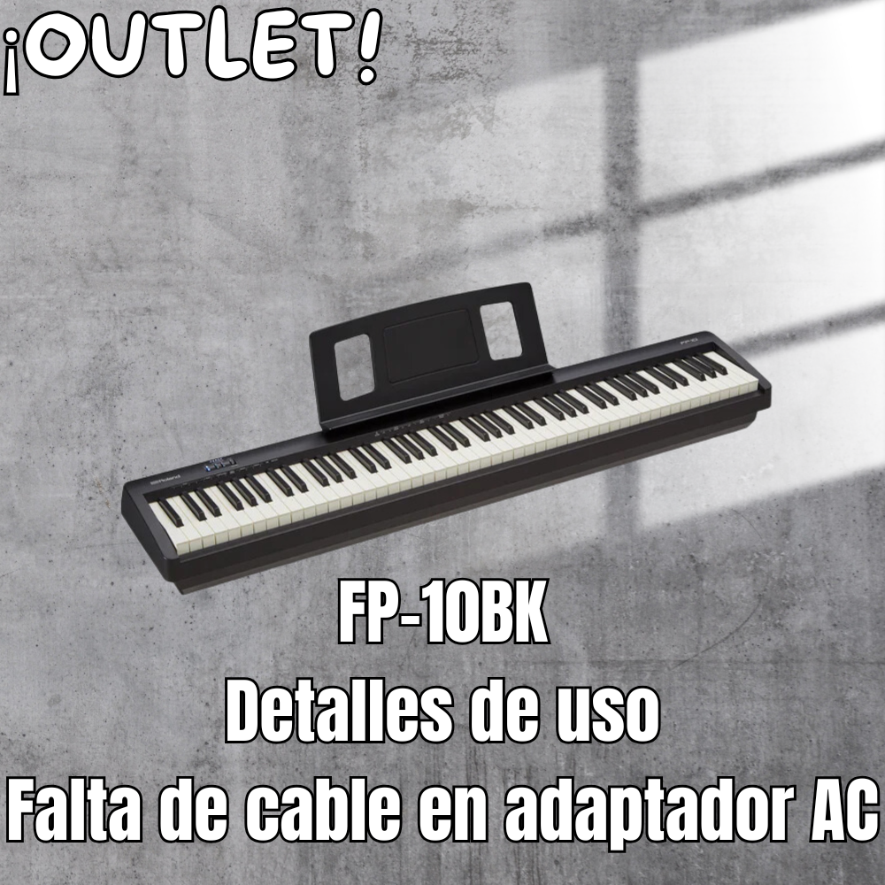 Teclado Roland FP-10BK de Outlet