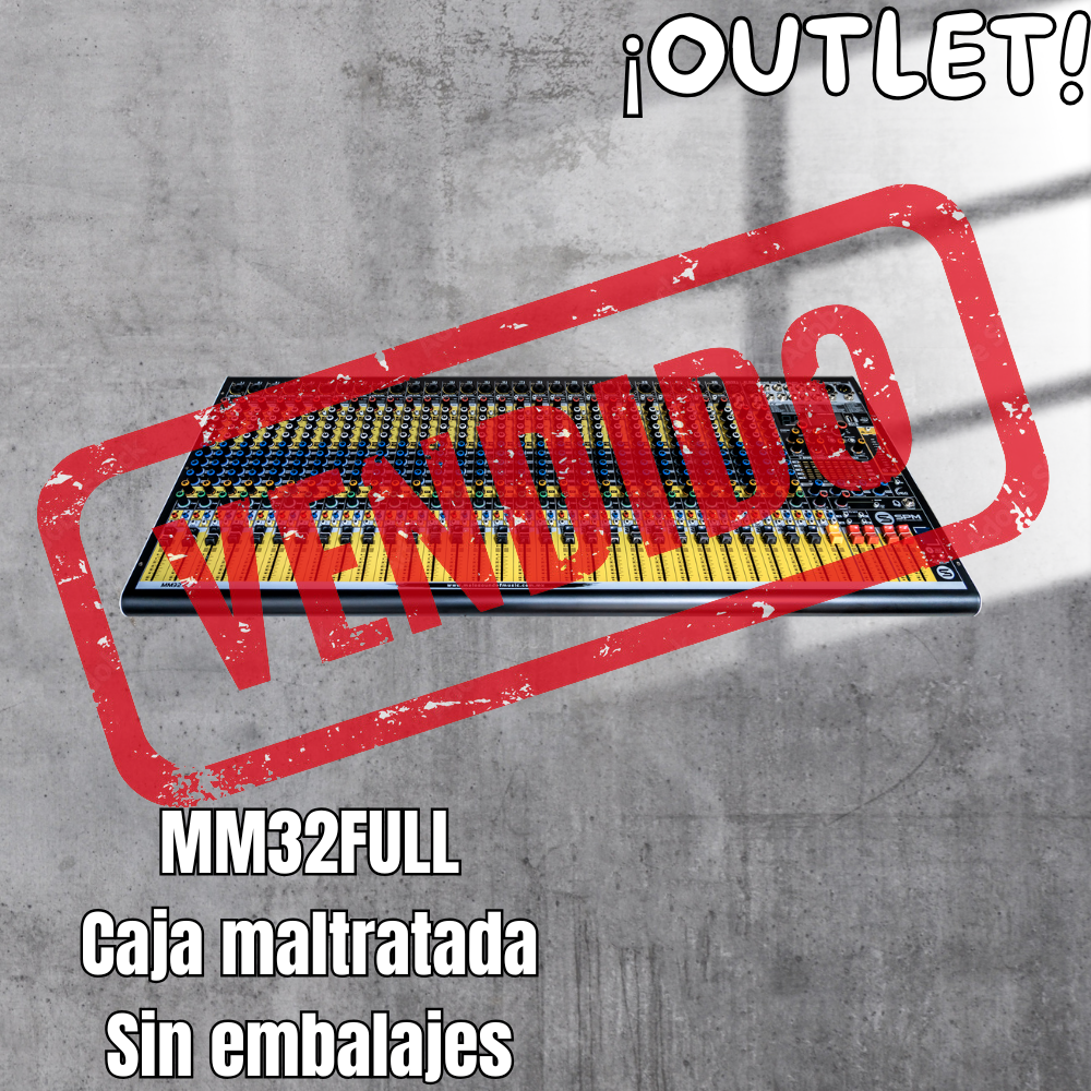 Mezcladora Profesional MM32FULL 32 Canales OUTLET!!!