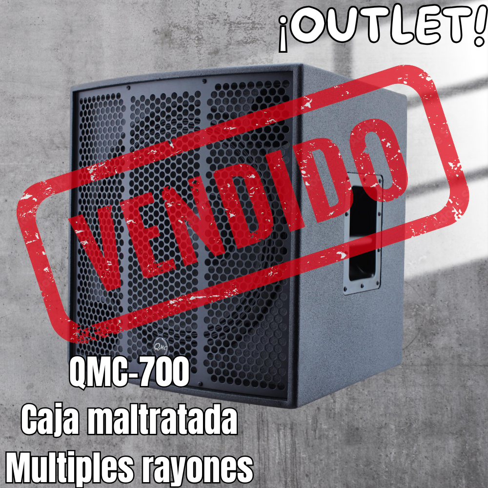 Qmc-700 Subwoofer Activo 18&quot; de OUTLET