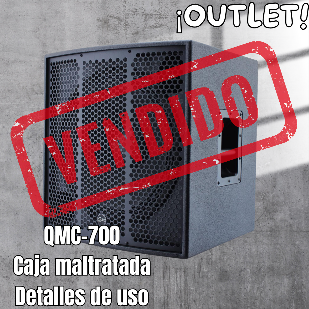 Qmc-700 Subwoofer Activo 18&quot; de OUTLET