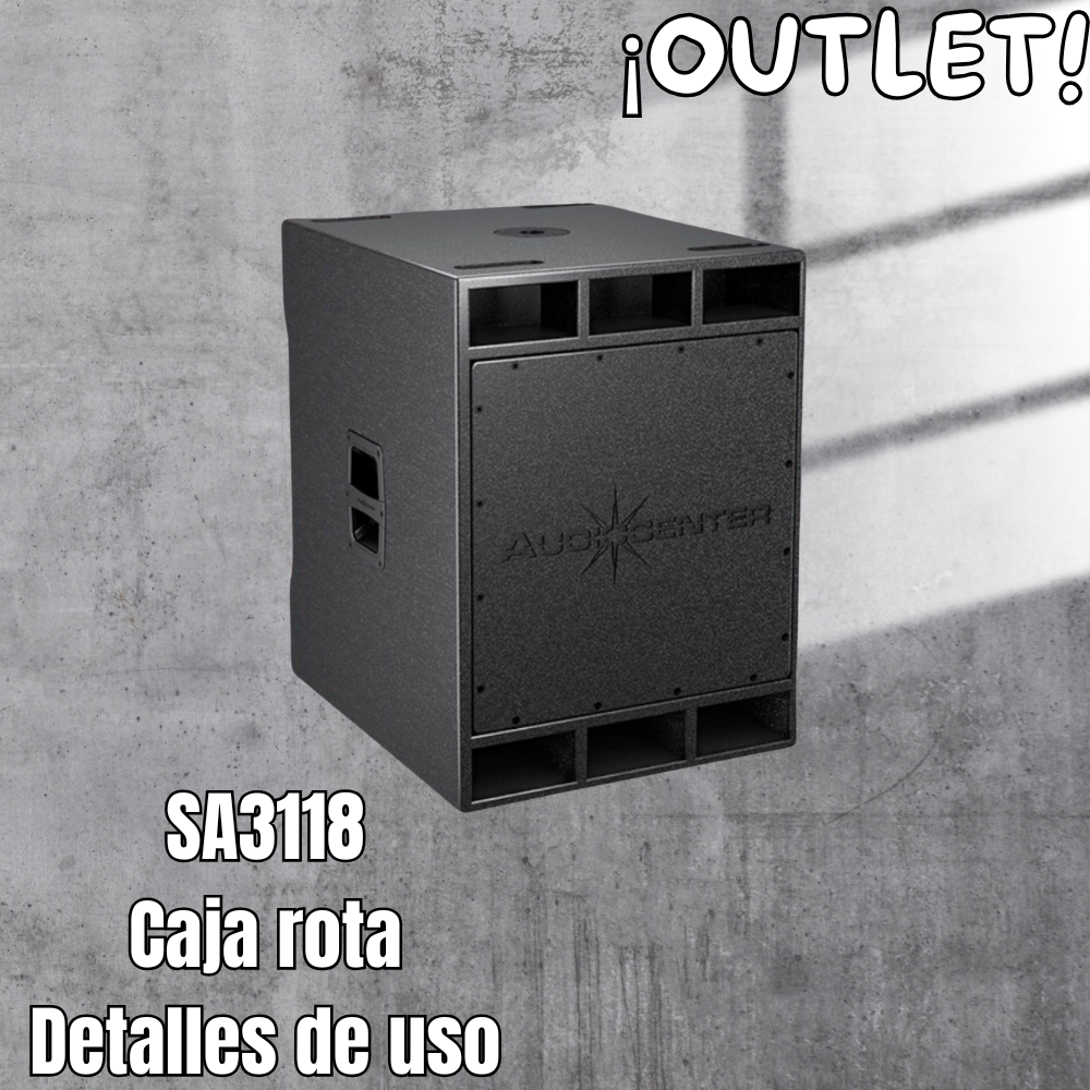 Monitor de escenario Audiocenter SA3118 OUTLET