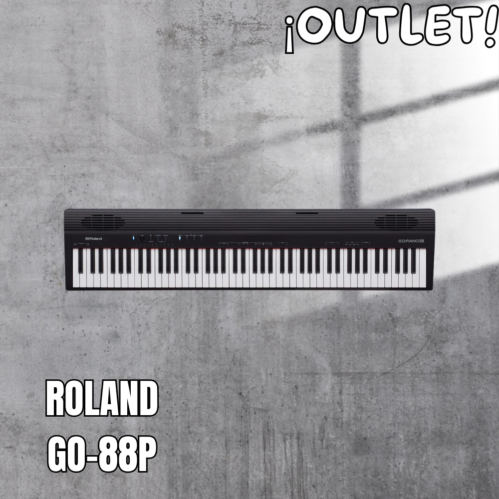 Piano Roland Go-88p 88 Teclas Con Bluetooth Portátil de OUTLET