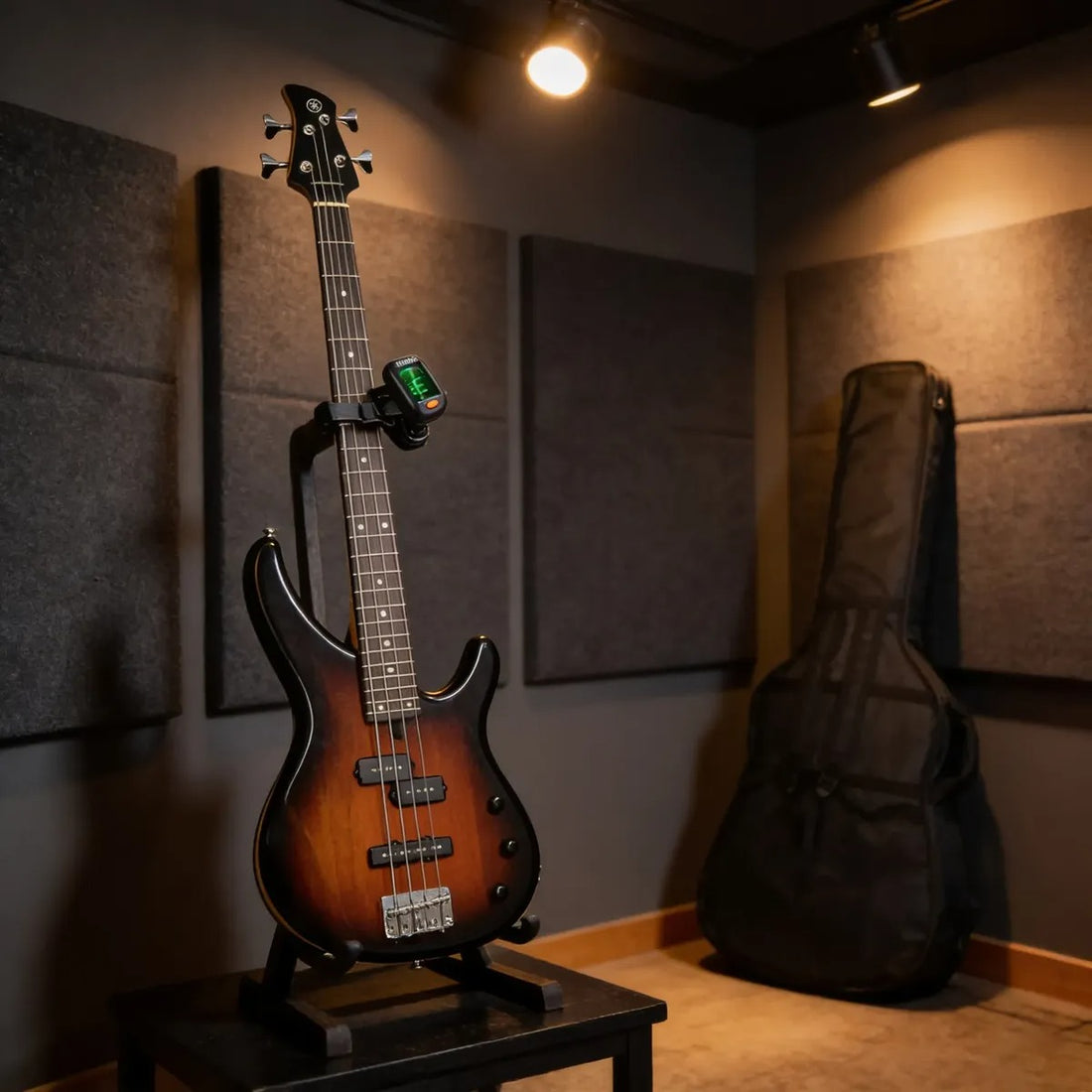 Yamaha Trbx174OVS Paquete Completo Bajo, Funda, Base, Cable y Afinador de regalo