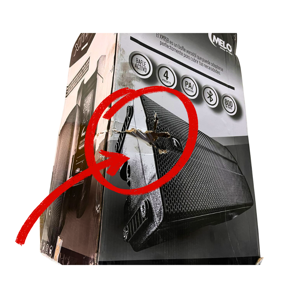 MELO XM15B Bafle Amplificado 15” – Oferta Especial Outlet