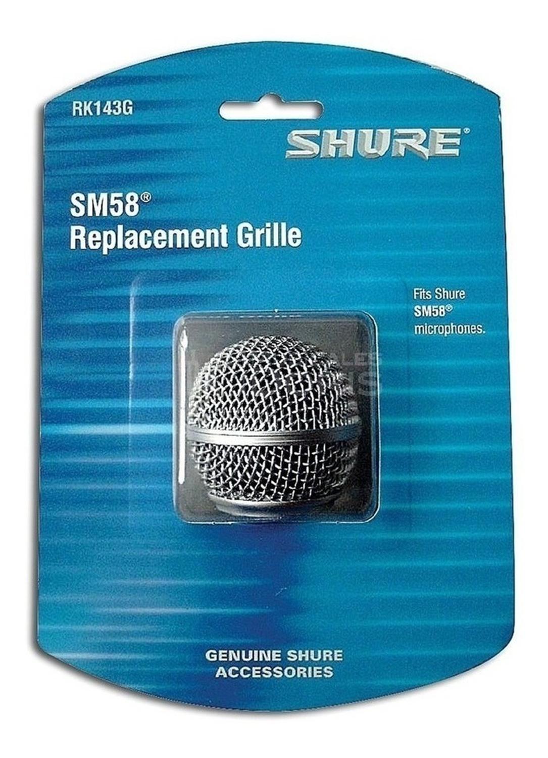 Shure Rk143g Repuesto Rejilla Microfono Sm58 Original