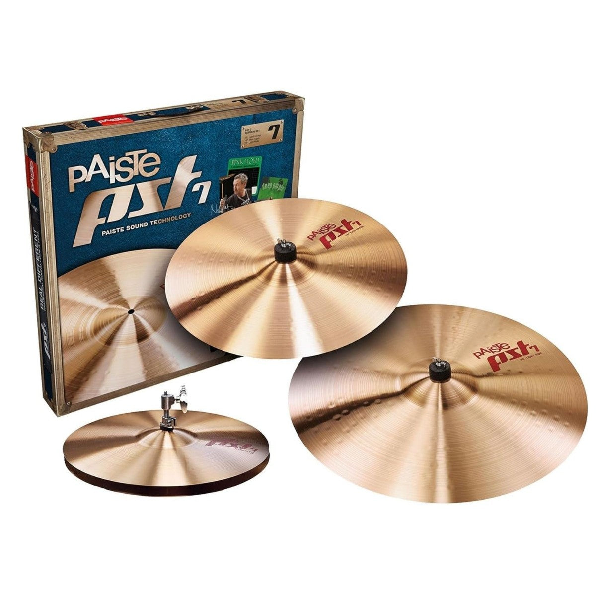 Paiste 170sset Juego De Platillos 14 16 Y 20 Pst7 Bronce B8