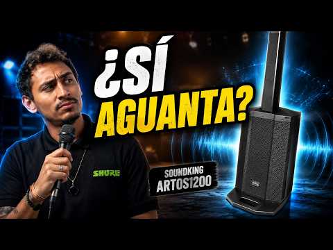 Soundking Artos 1200 Sistema Lineal de Audio 600w 4 Canales Bluetooth CON FUNDA