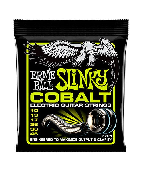 ENCORDADURA ERNIE BALL &quot;REGULAR SLINKY&quot; PARA GUITARRA ELECTRICA (COBALTO, 0.010-0.046)