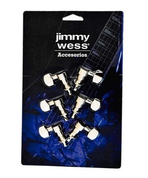 MAQUINARIA JIMMY WESS PARA GUITARRA ELECTRICA, 3+3 NIQUELADA