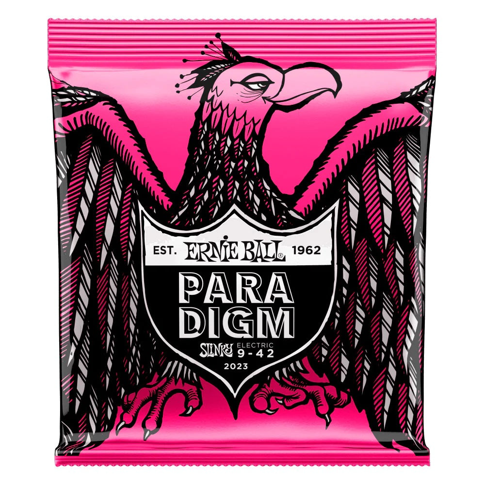 ENCORDADURA ERNIE BALL &quot;PARADIGM - SUPER SLINKY&quot; PARA GUITARRA ELECTRICA (NIQUEL, 0.009-0.042)