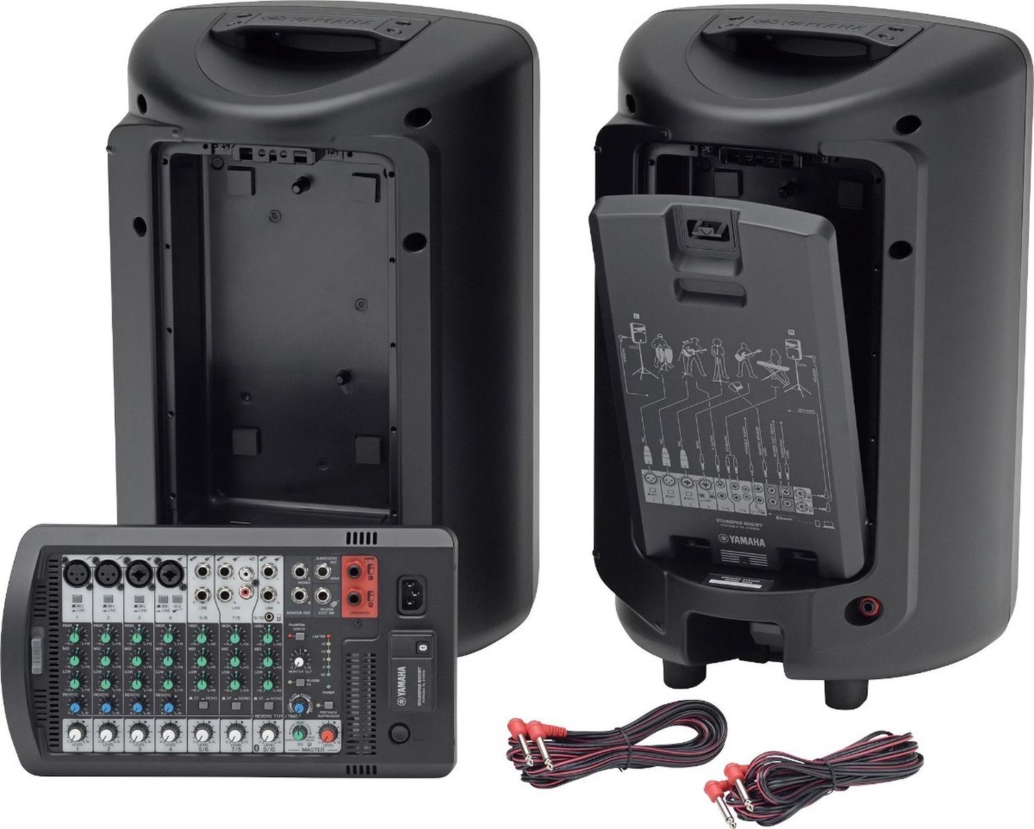 Yamaha Stagepas 600bt Sistema De Audio Portátil Con Bases