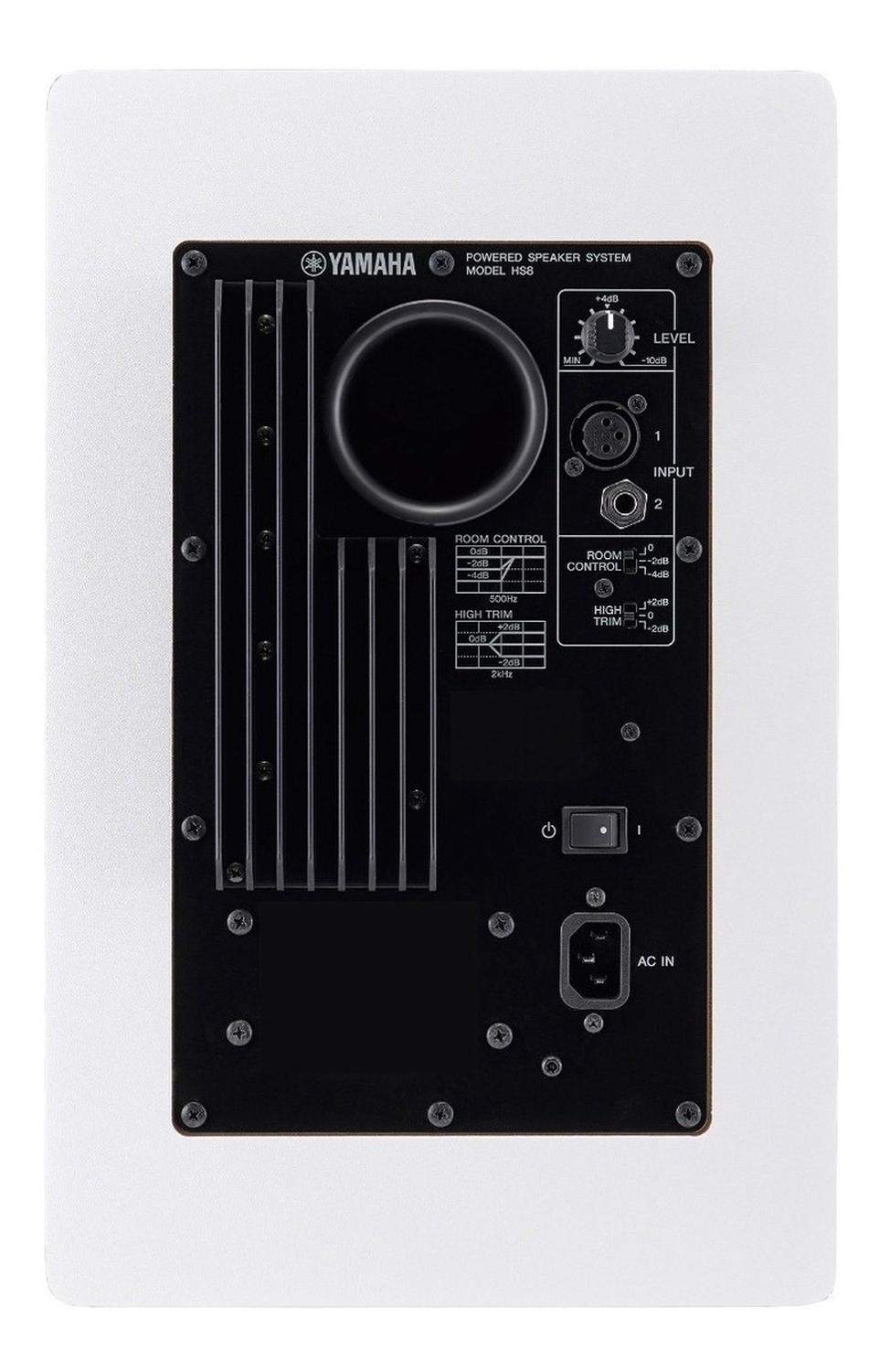 Yamaha Hs8w Monitores Estudio Blanco Por Unidad
