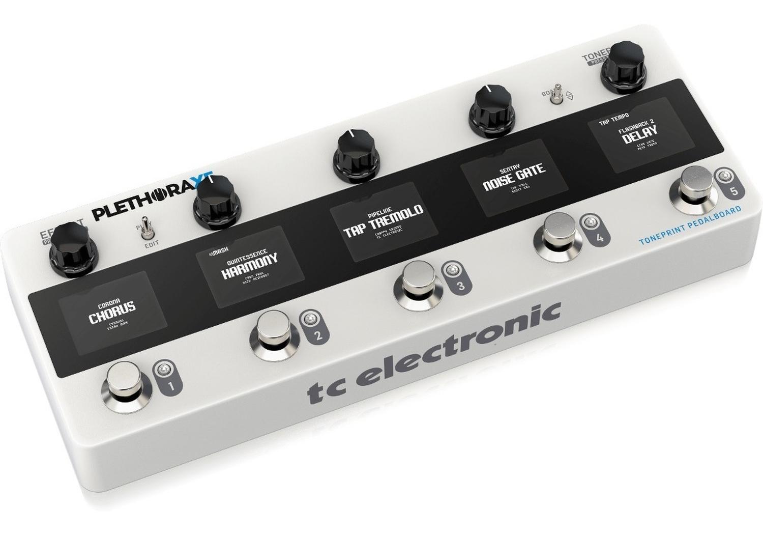 Tc Electronic Plethora X5 Pedal Board 5 Switches Toneprint