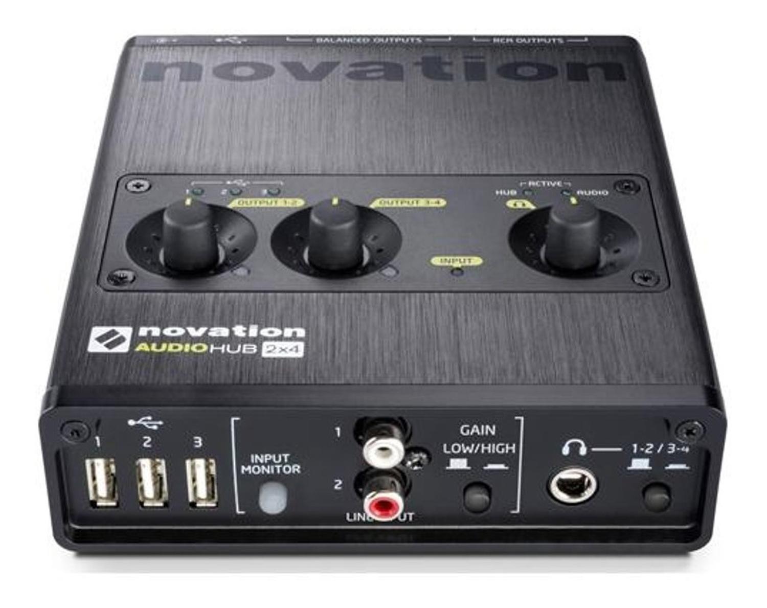 Novation Novhub01 Interfase Audio Hub 2x4