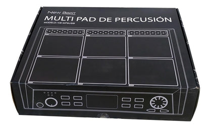 New Beat Nbmp9usb Modulo De Percusiones MultiPad Con Base