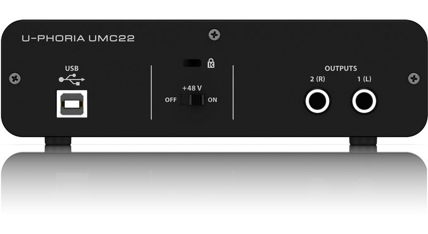 Behringer Umc22 Interface De Audio Usb 2x2
