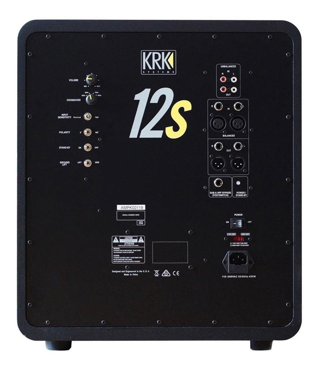 Krk 12s2 Subwoofer Activo Amplificado 12 Pulgadas