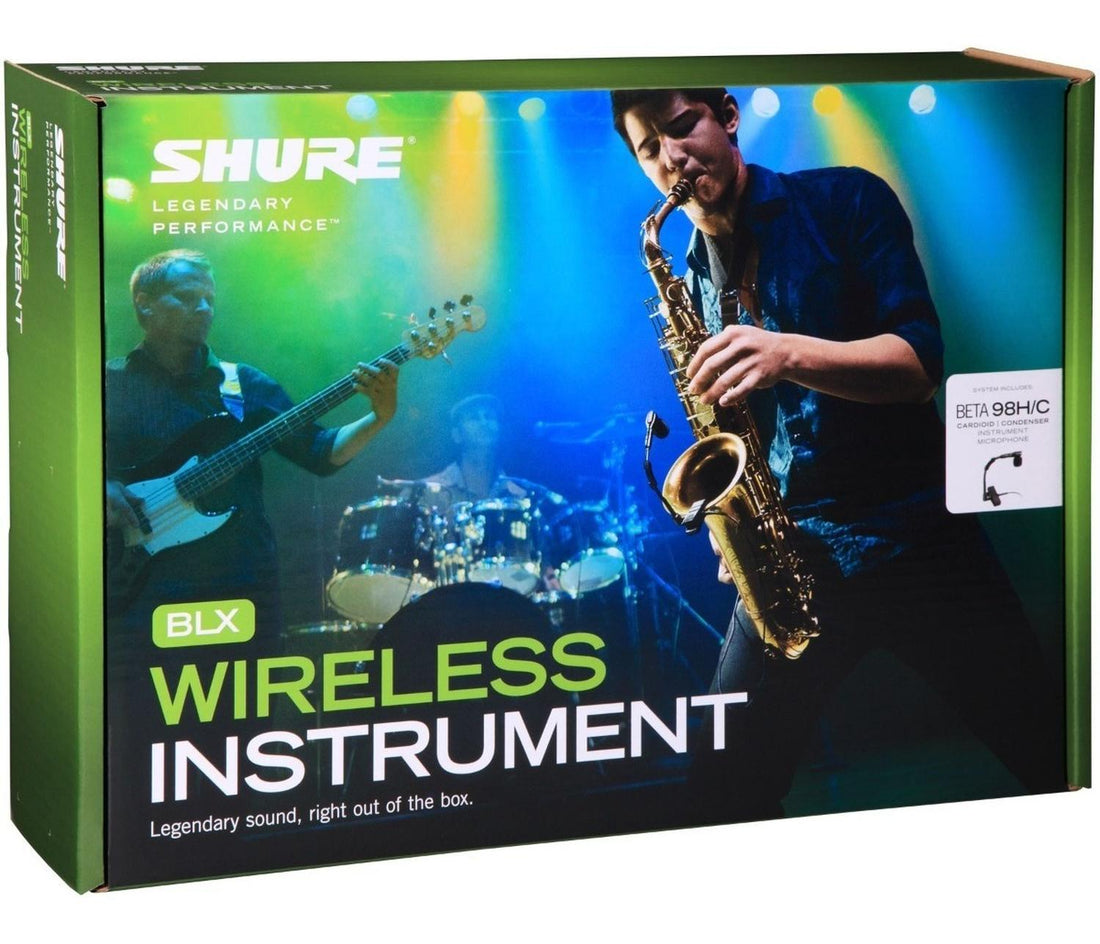 Shure Wireless Microphone for Saxophone Blx14 B98