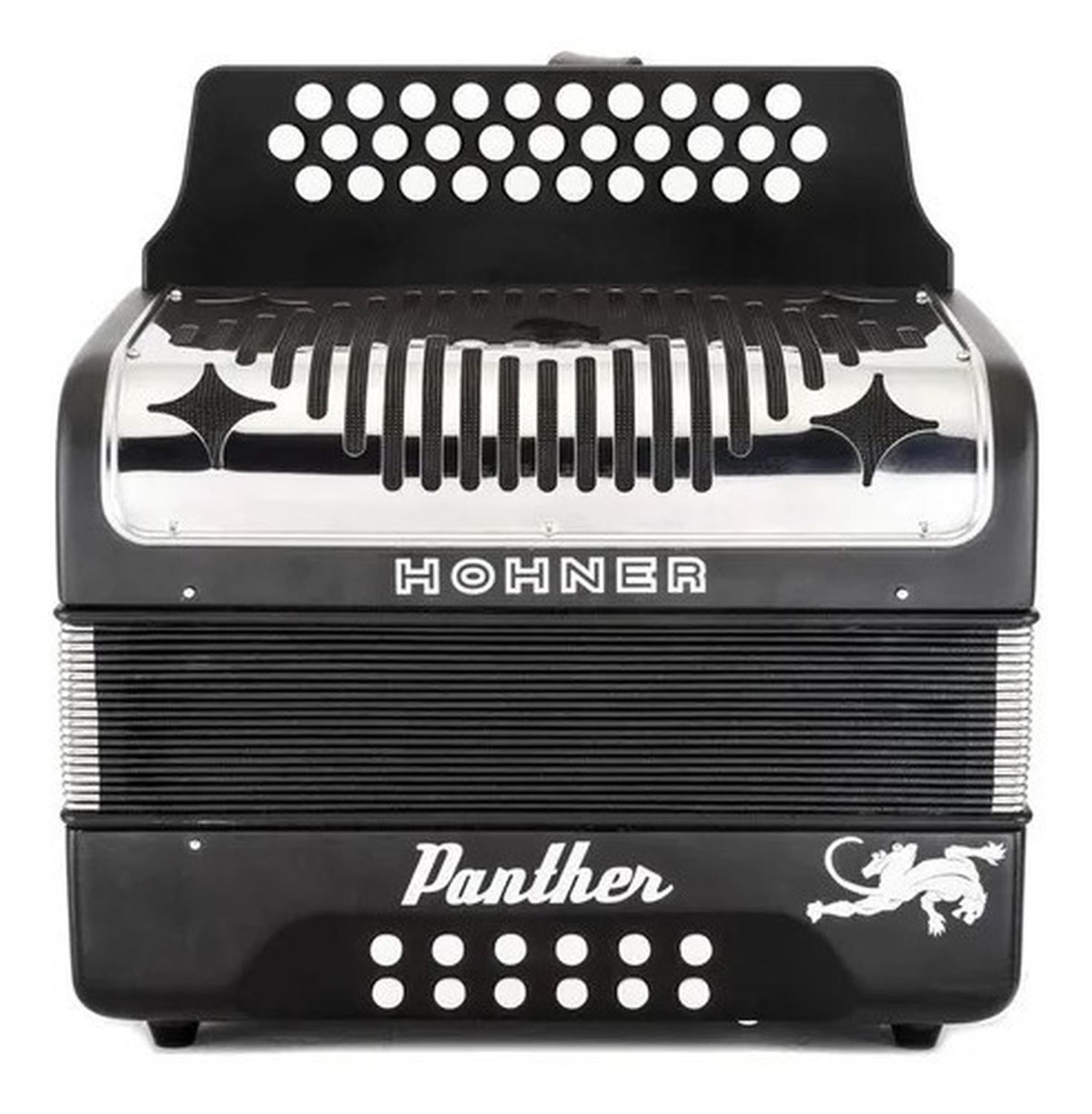 Hohner Panther A4840 Acordeón Diatónico Fa 31 Boton 12 Bajos