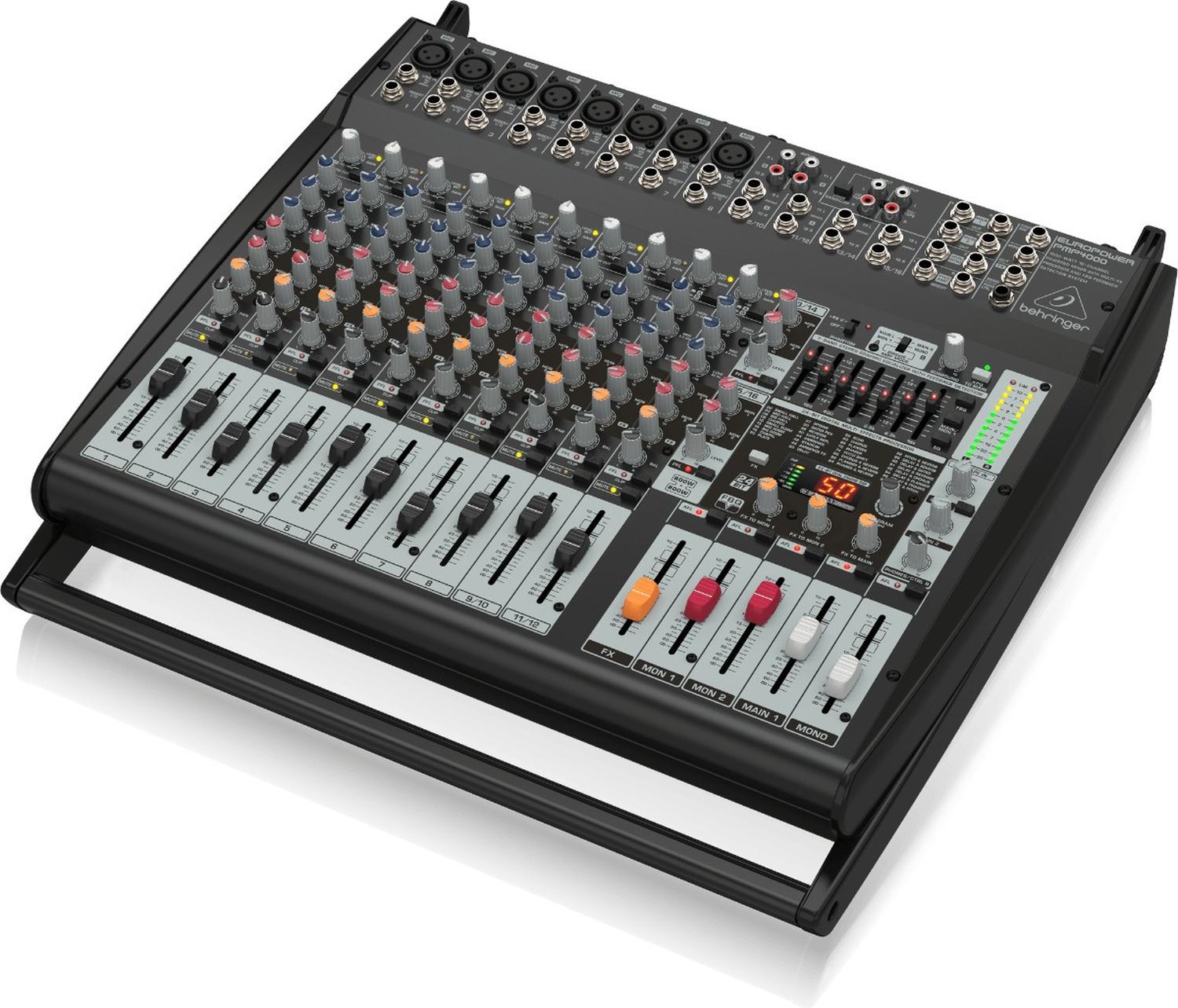 Mezcladora Activa 16 Canales 1600w Behringer Pmp4000