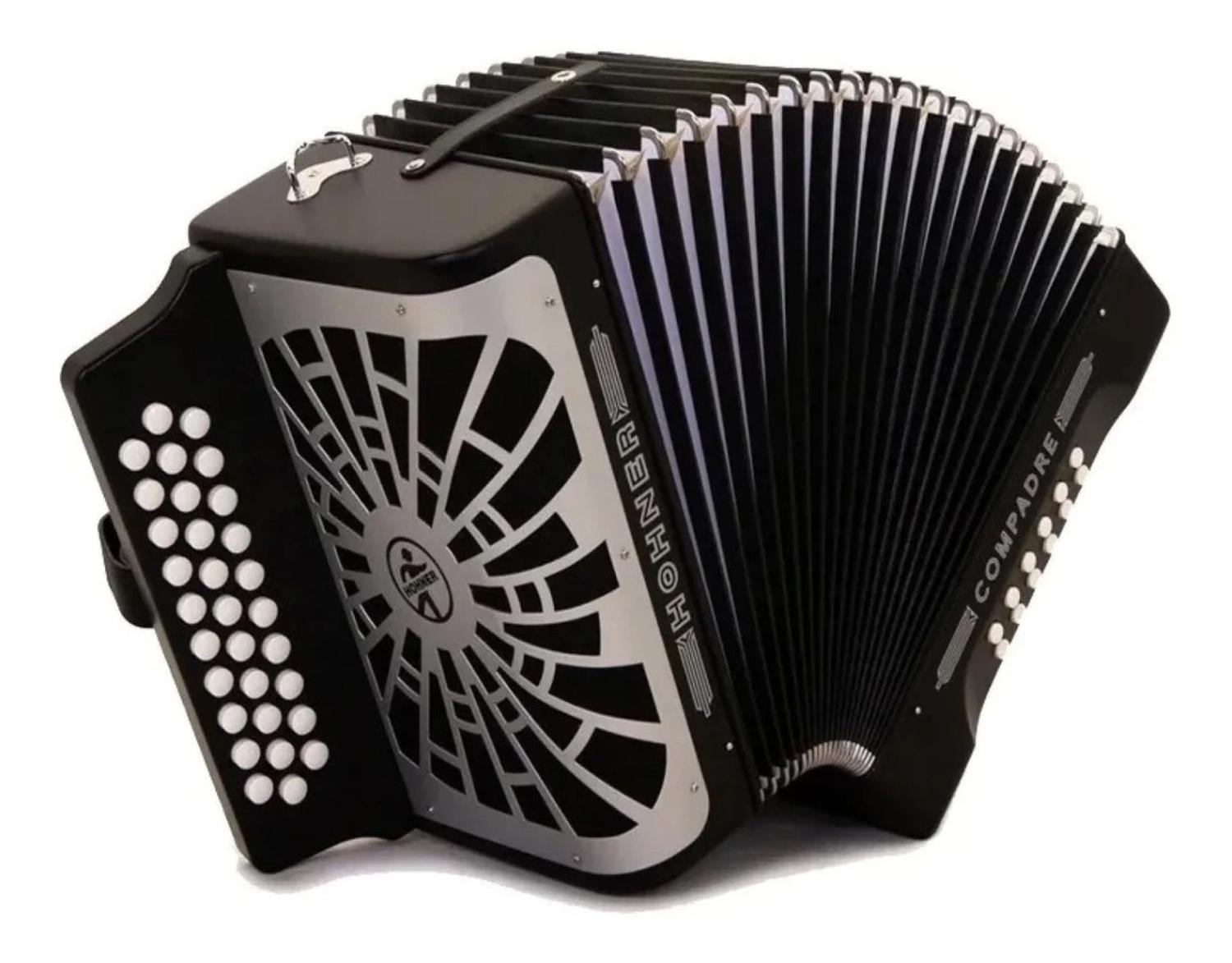 Hohner Compadre A48221 Acordeón Diatónico Sol-do-fa C/ Funda