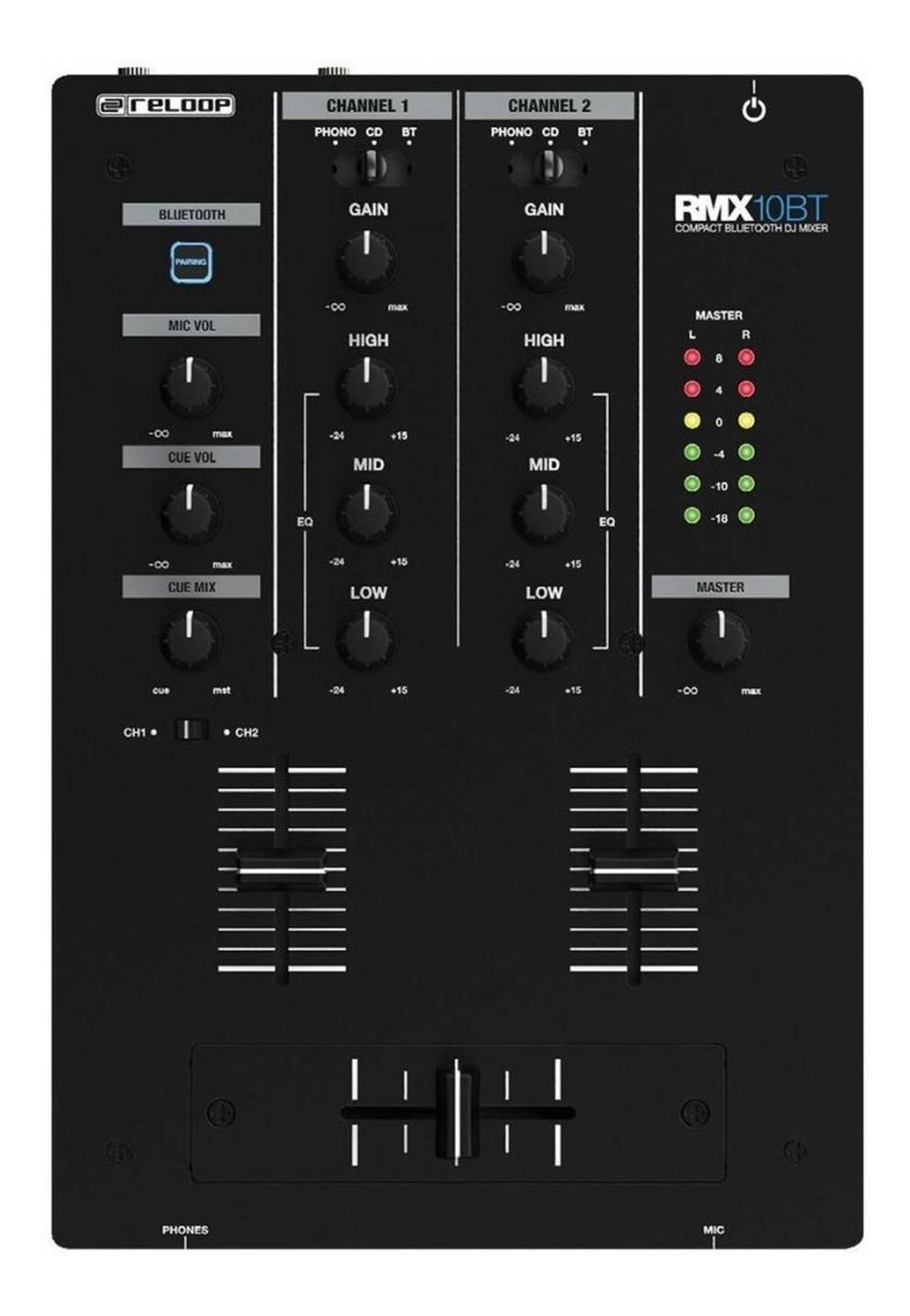 Mezcladora Reloop Modelo Rmx-10 Bt