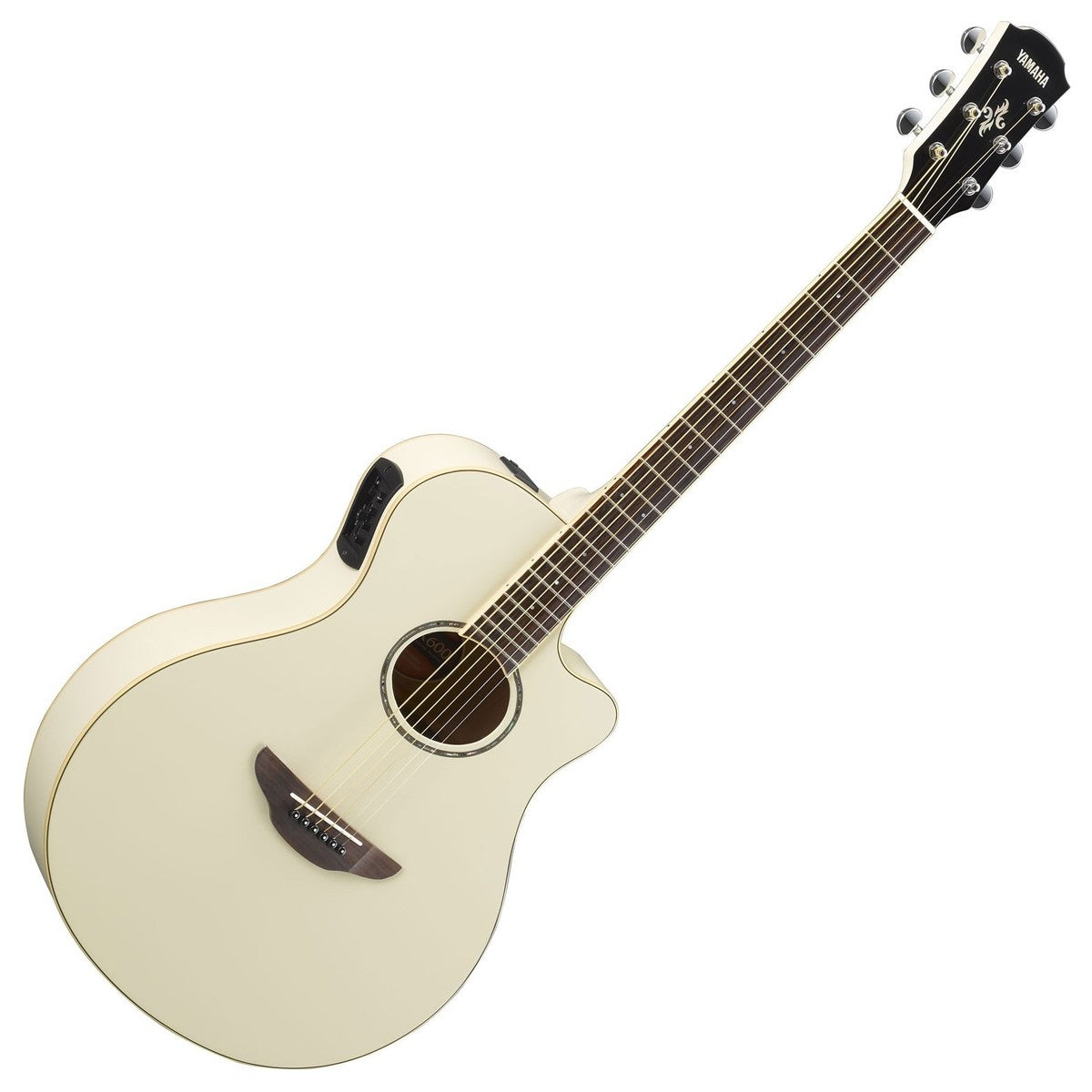 Yamaha Apx600 Guitarra Electroacústica Abeto Vintage White